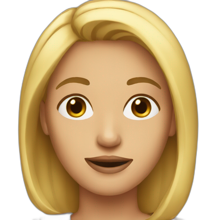 Une femme emoji