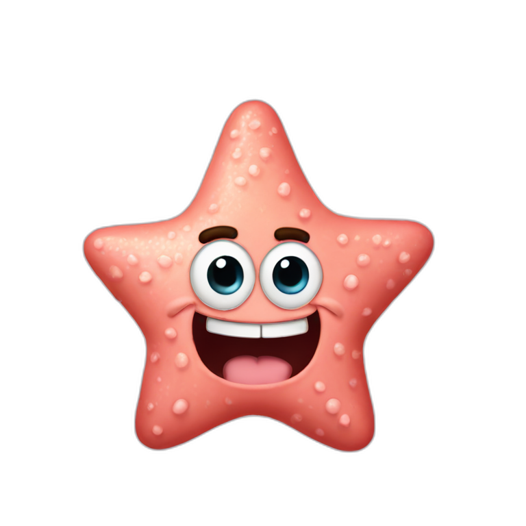 Patrick star emoji