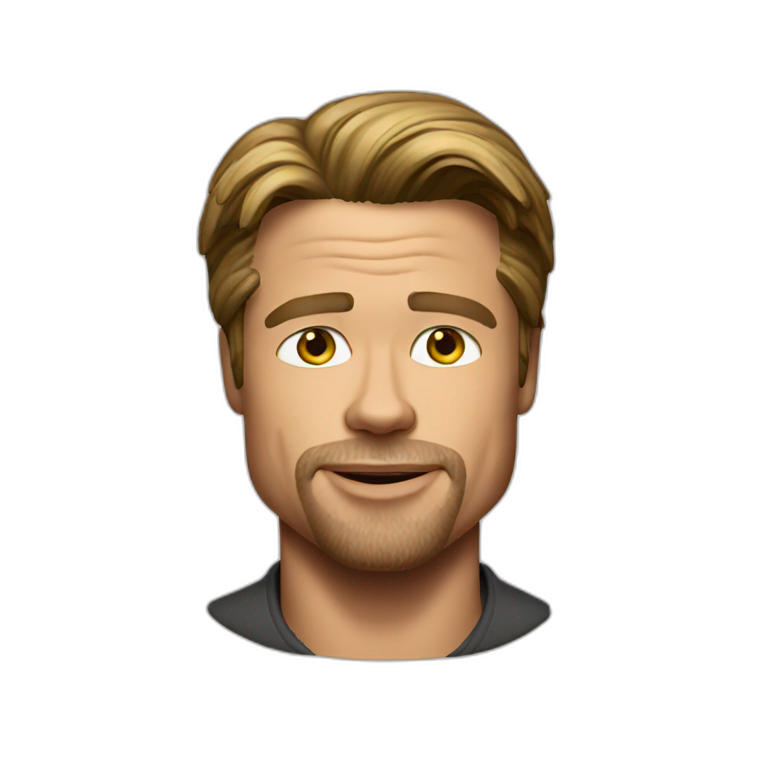 brad pitt emoji