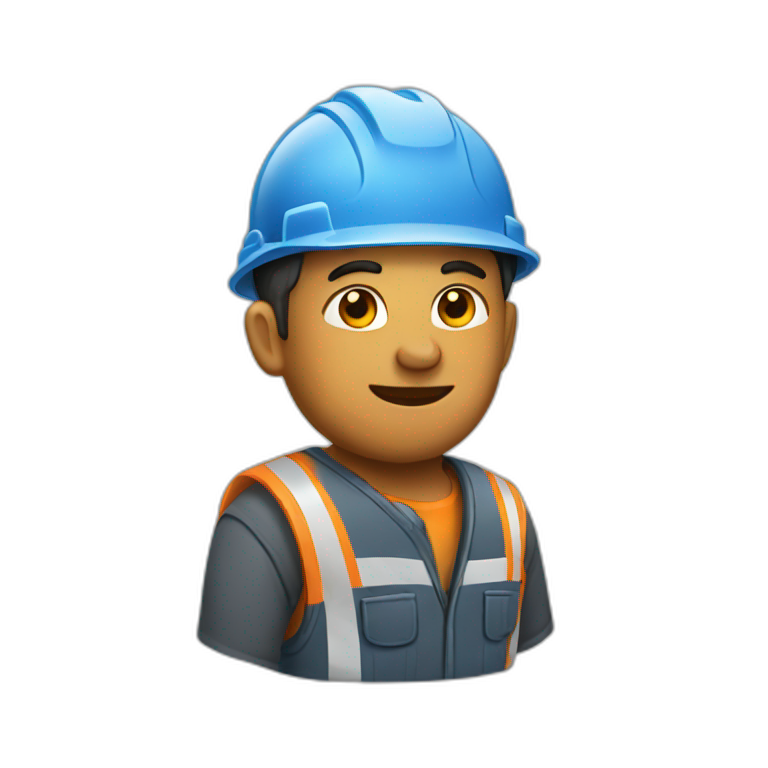 Construction worker emoji