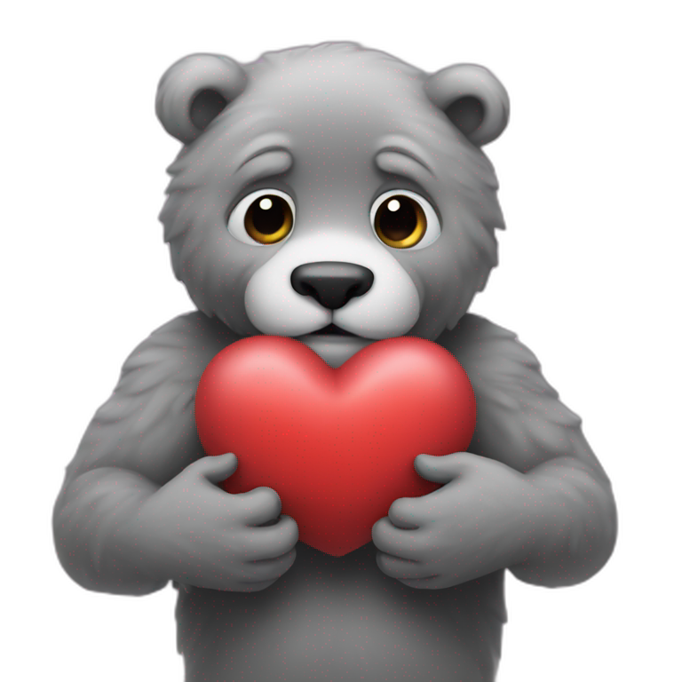 heart hugging heart  emoji