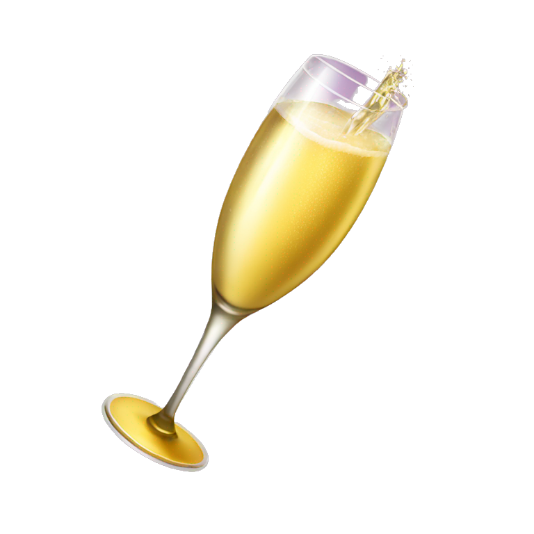 Jet champagne new years 2025 emoji