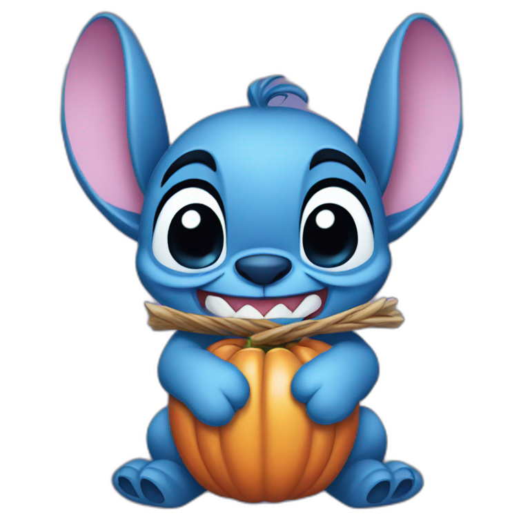 Stitch Disney Halloween emoji