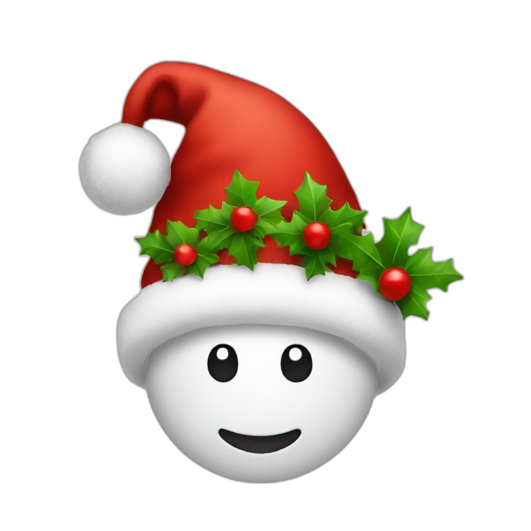christmas hat emoji