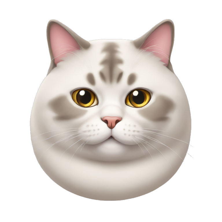 obese cat emoji