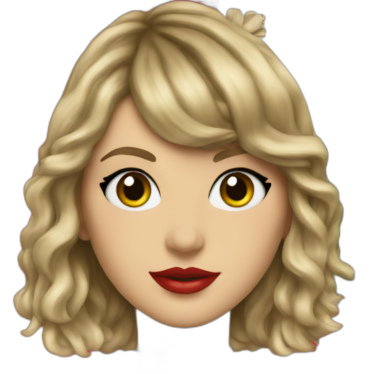 Taylor swift with Mexican flag emoji
