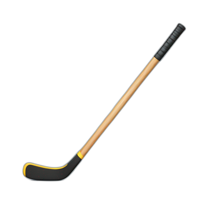 Hockey stick emoji