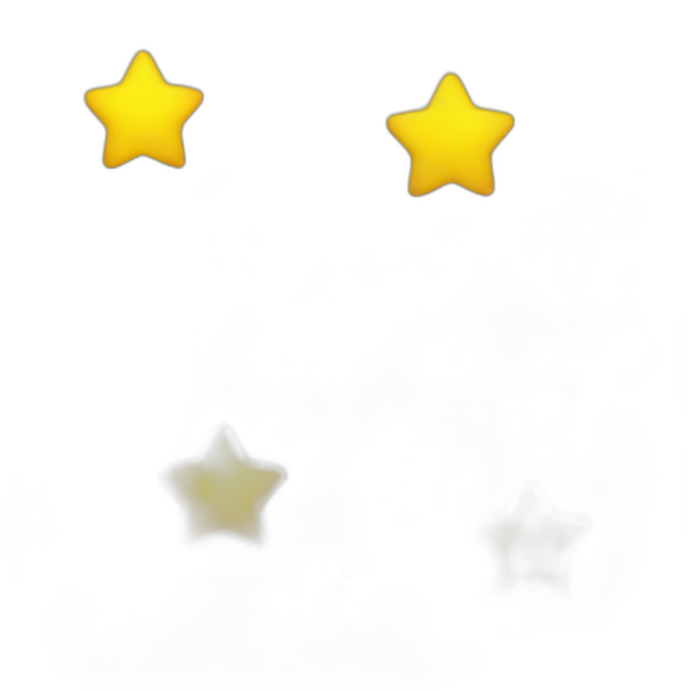 3-yellow-stars emoji