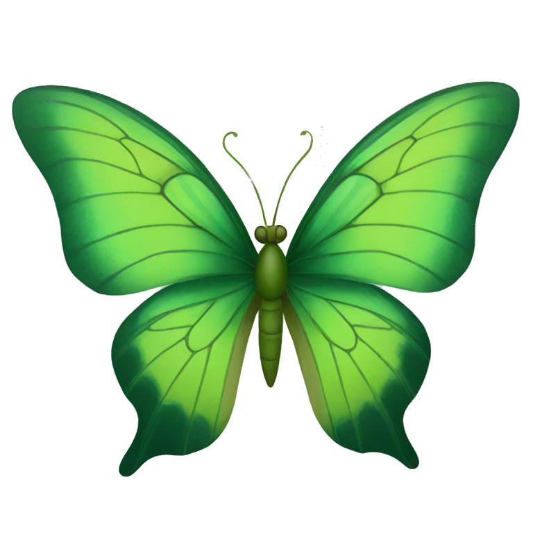 Mariposa verde emoji