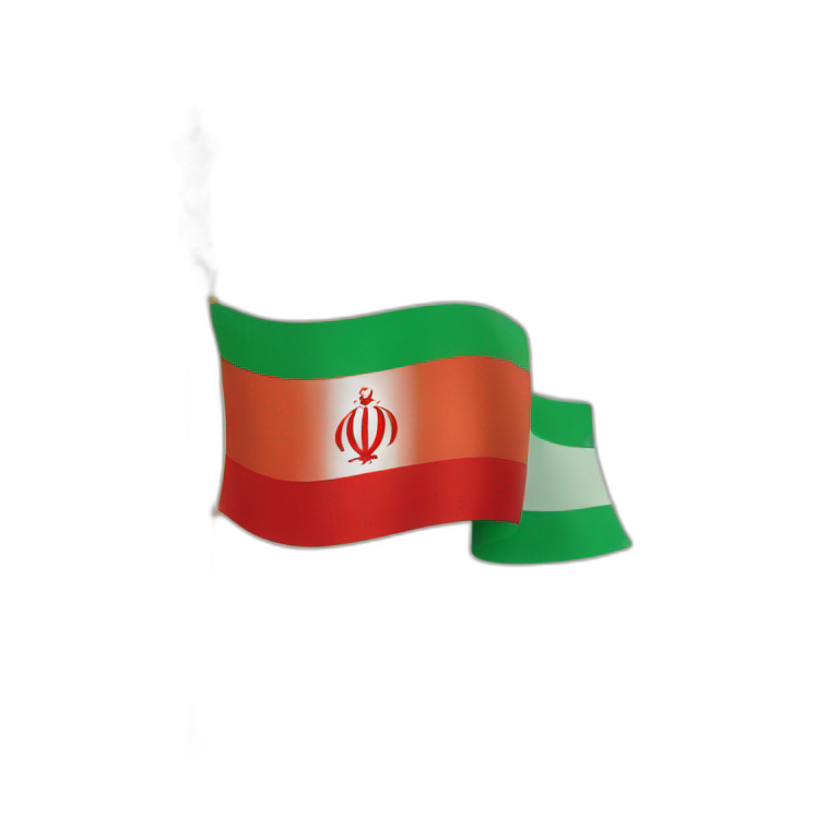 Pahlavi flag of Iran emoji