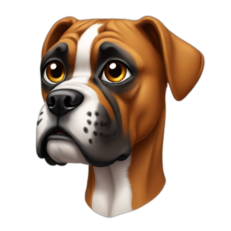 Boxer dog emoji