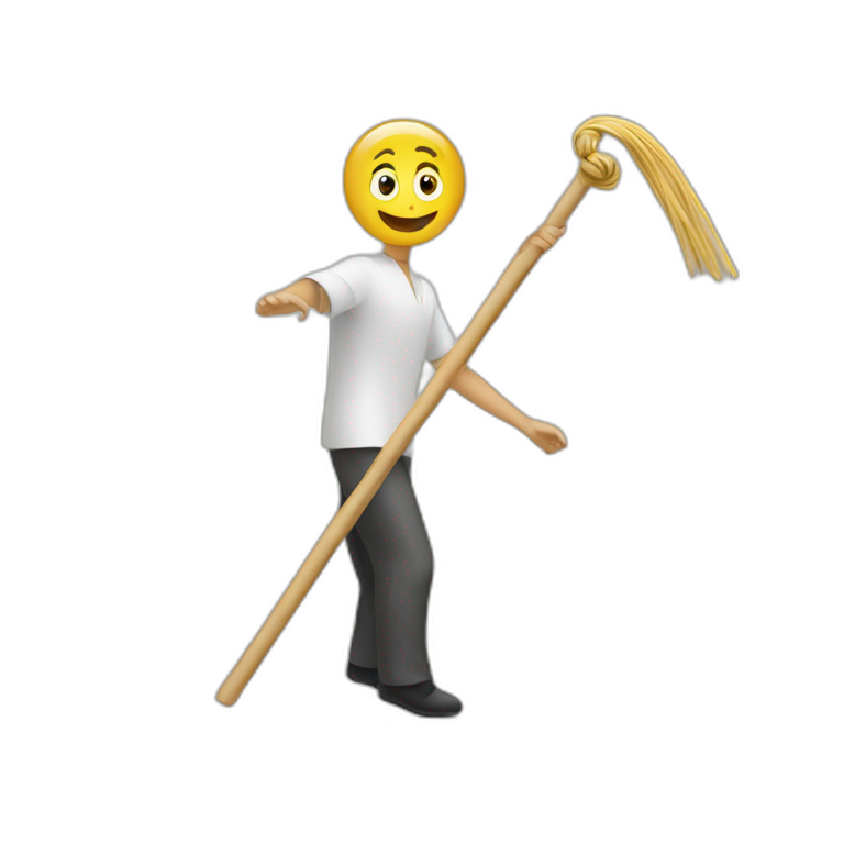 Twirling bâton emoji