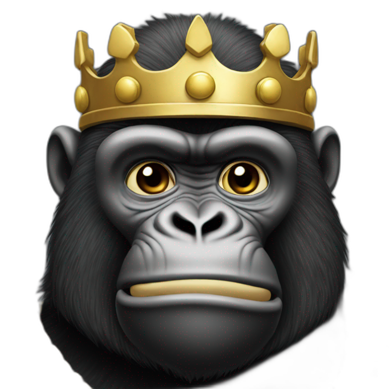 Gorrila king emoji