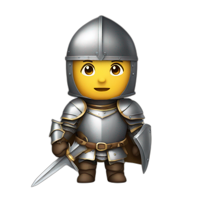 cute knight emoji