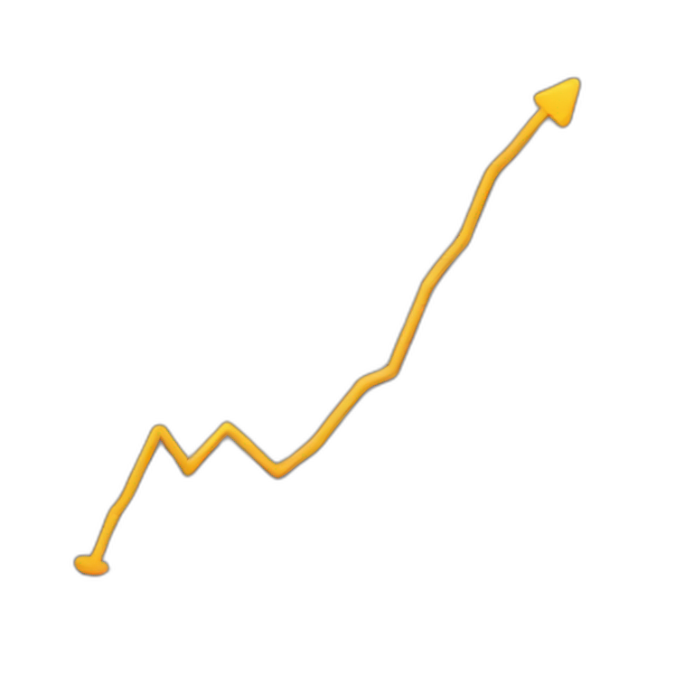 declining chart curve trading emoji