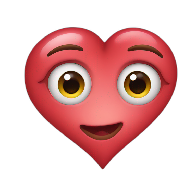 heart with eyes emoji