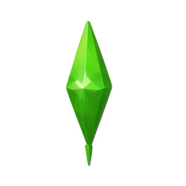 Sims- plumbob emoji