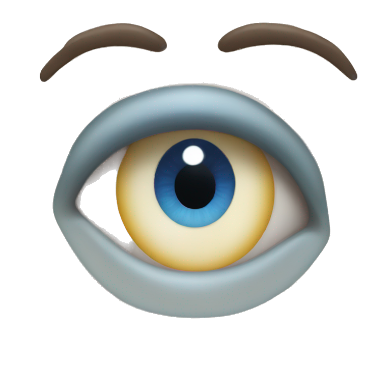 Emoji blue eye  emoji