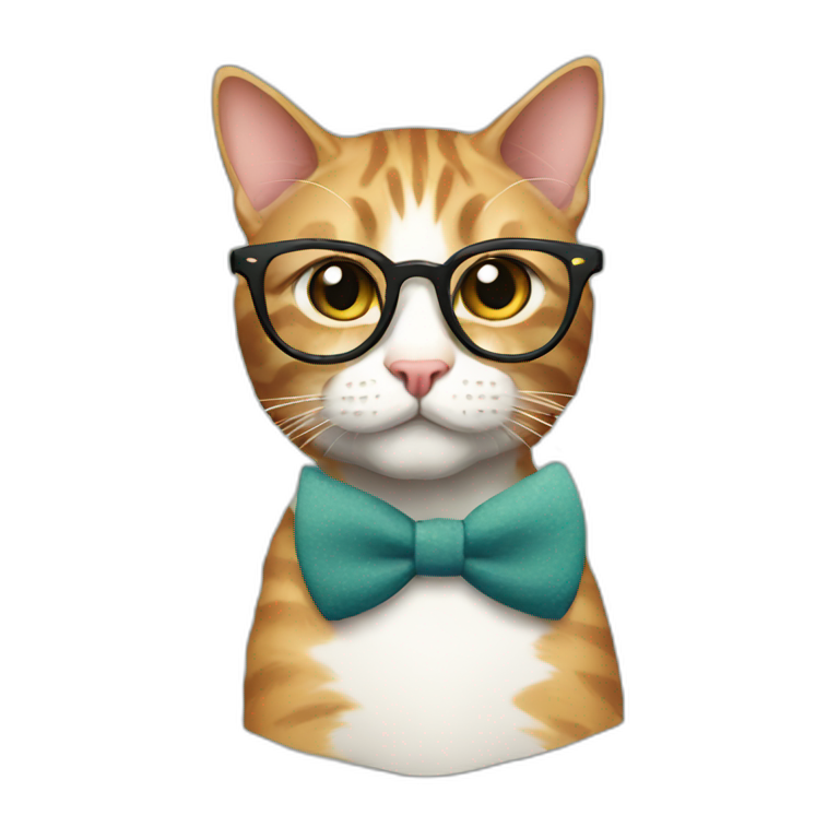 hipster cat emoji