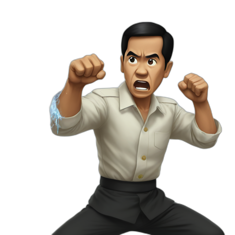 Jokowi hadouken emoji