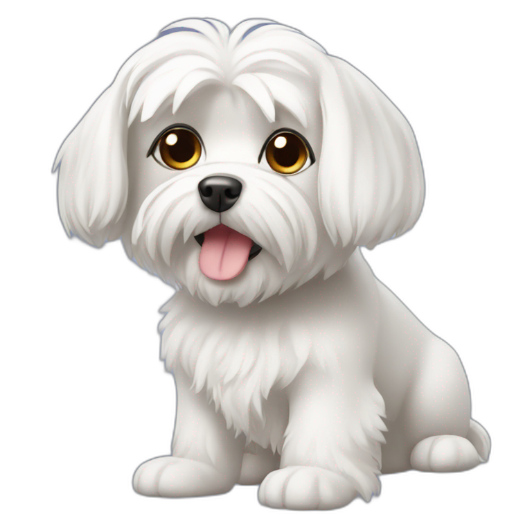 maltese-dog emoji