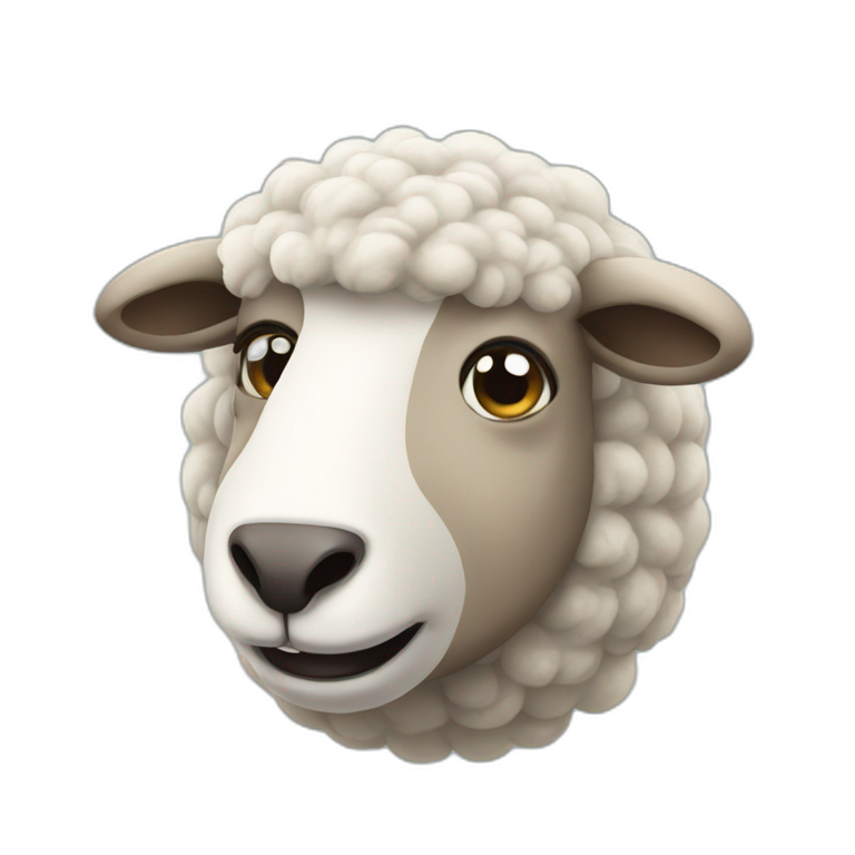 sheep have a fun emoji