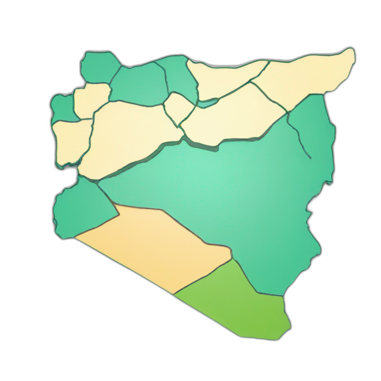 syria state map emoji