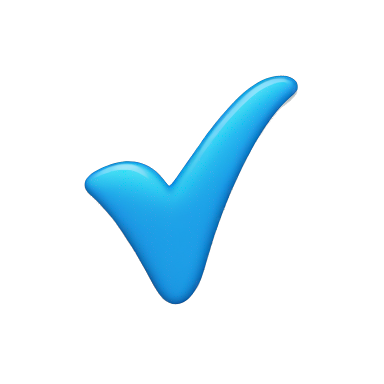 Verified Blue Tick emoji