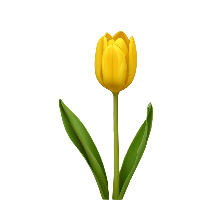 Tulipan amarillo emoji