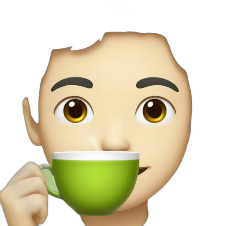 col green tea emoji