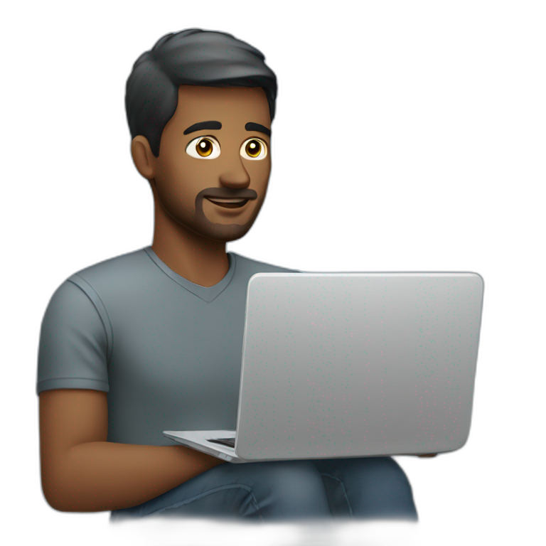 Man with laptop  emoji