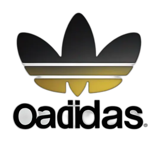 Gold adidas logo png online