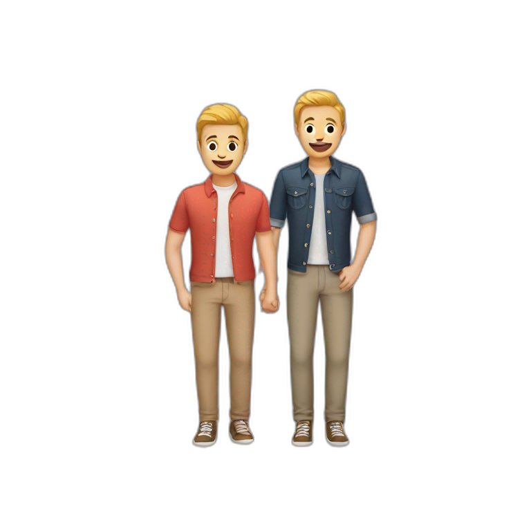 Gay couple emoji