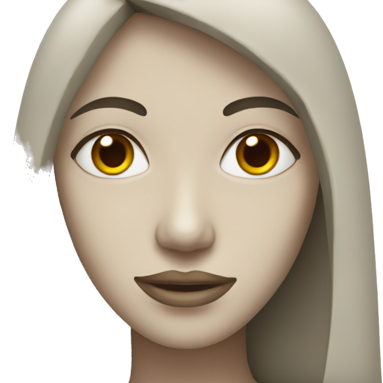 stone woman face emoji