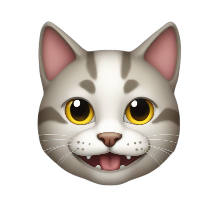 Evil cat emoji