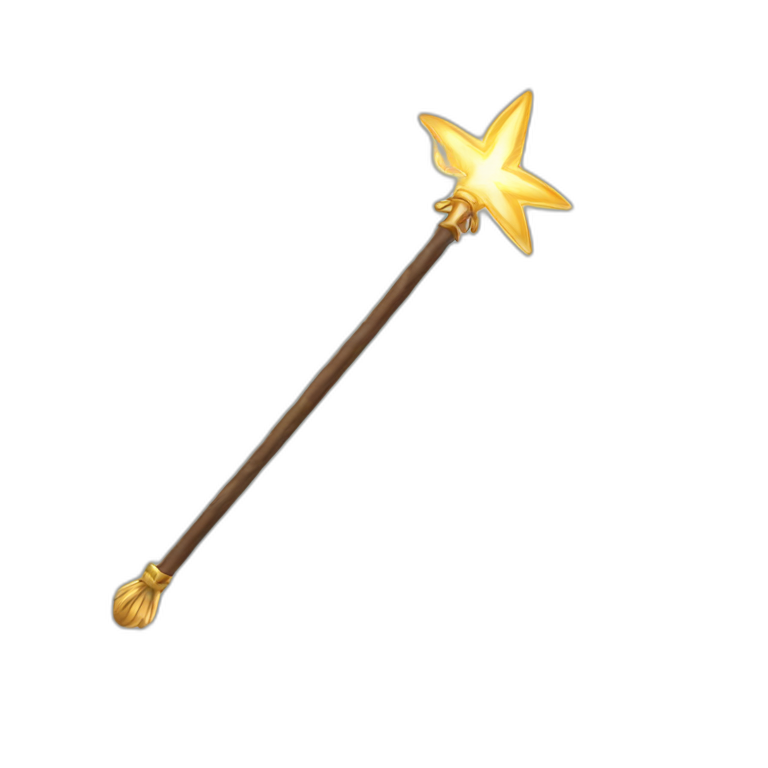 Magic wand Special Flat Harry Potter emoji