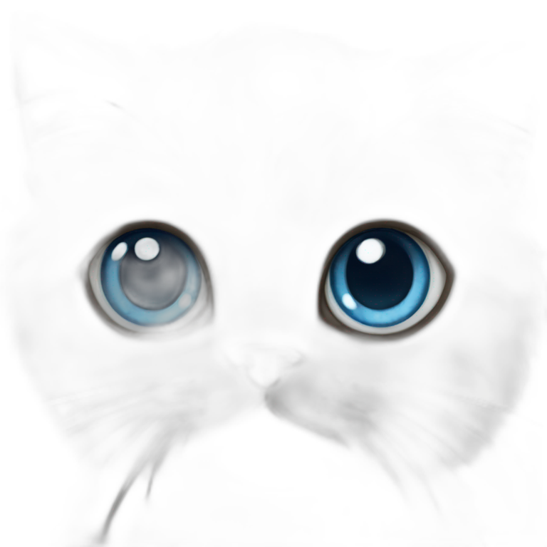 blue eye persian kitten emoji