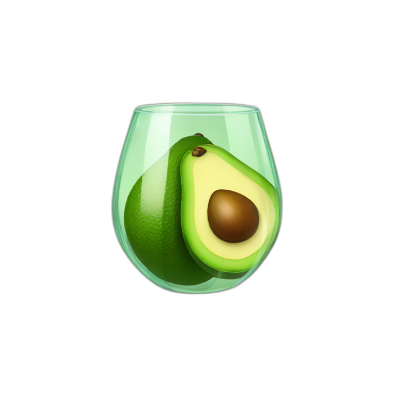 avocado-woman-in-glass emoji