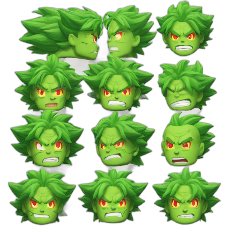 Broly dragons ball emoji