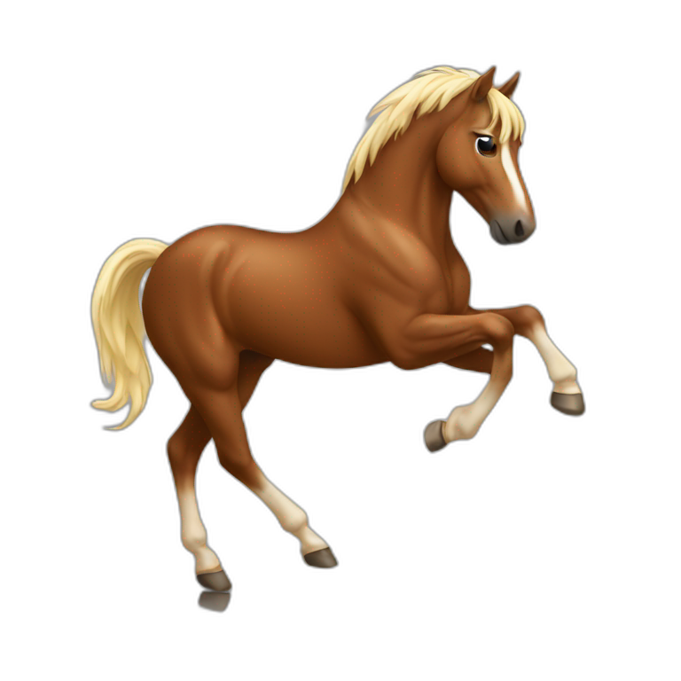 Dancing horse emoji