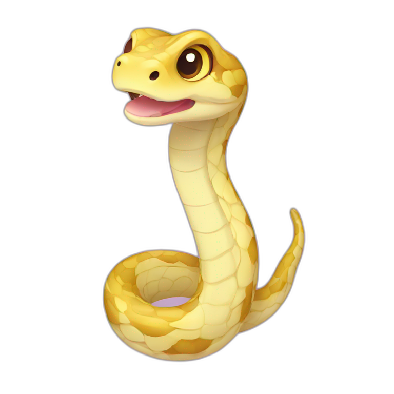 cute kawaii python emoji