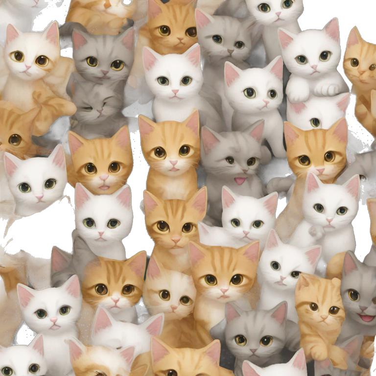 1000 kittens emoji