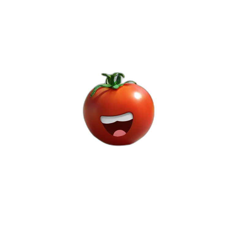 tomato on a walk emoji