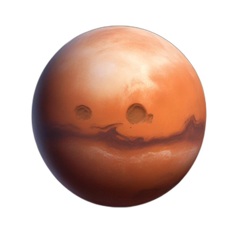 Mars planète  emoji
