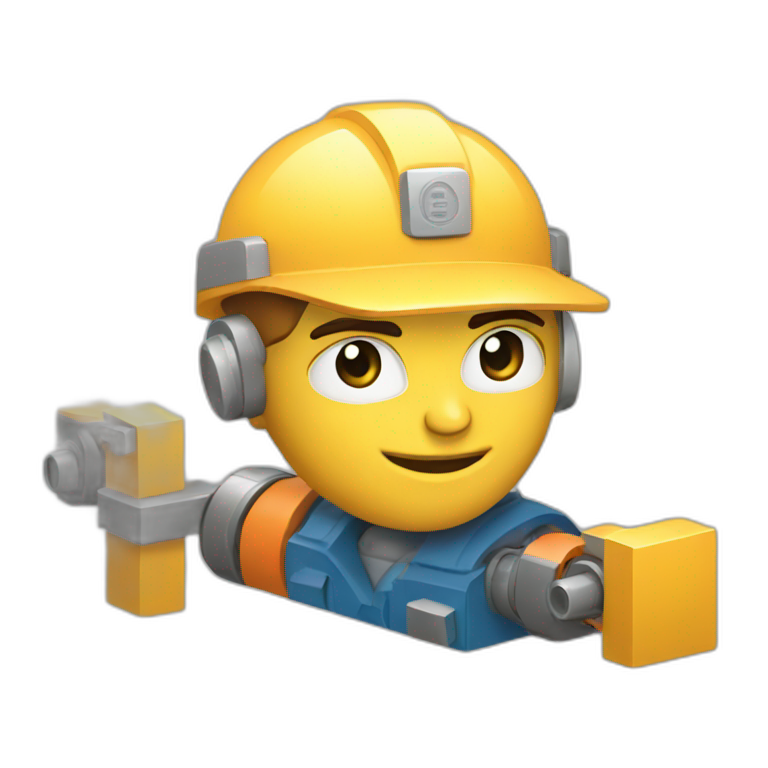 isometric freelance fabricator emoji