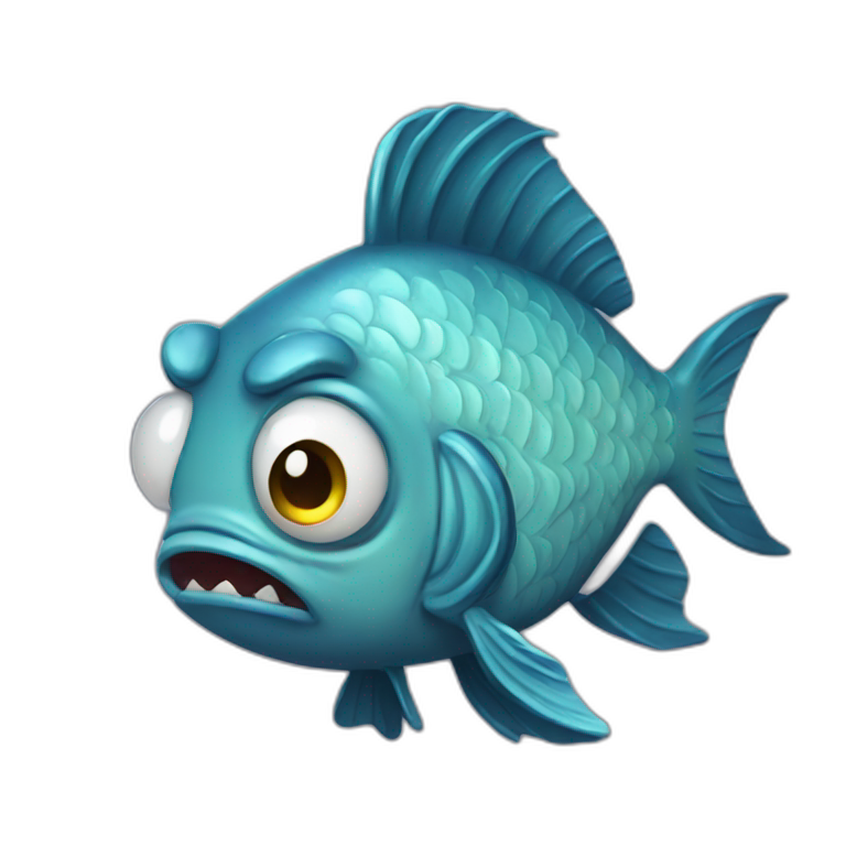 depressed angry fish emoji