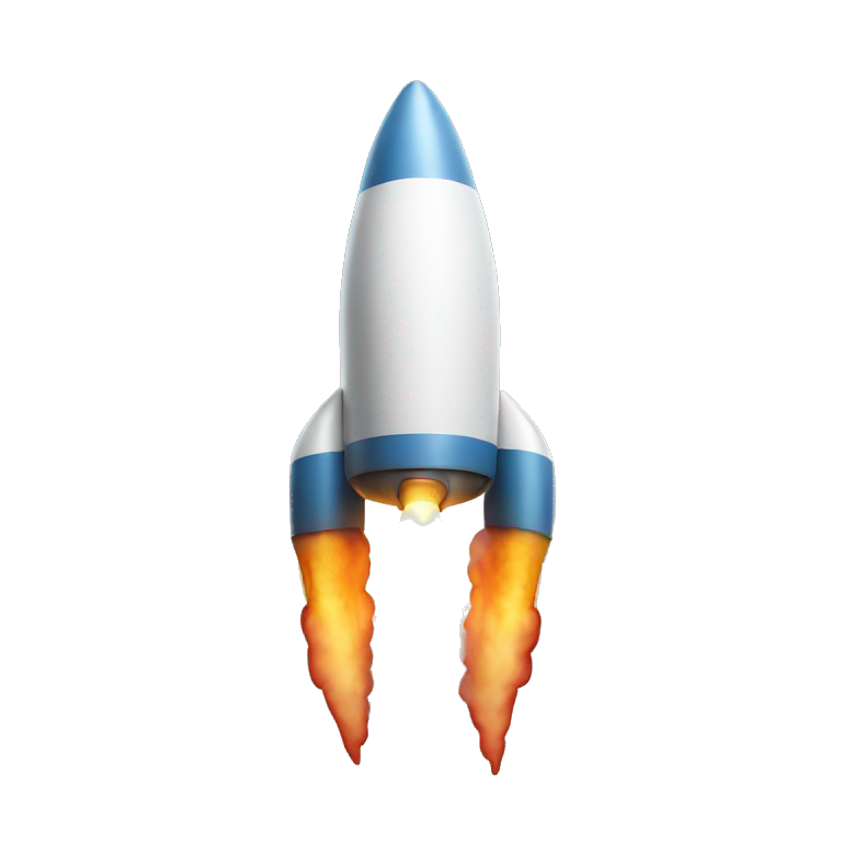 rocket puts finger to lips emoji