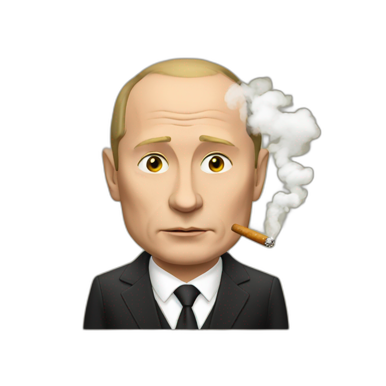 Putin smoking emoji