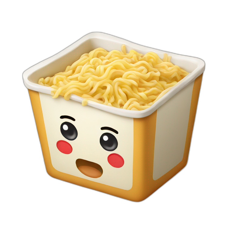 instant noodles single brick emoji