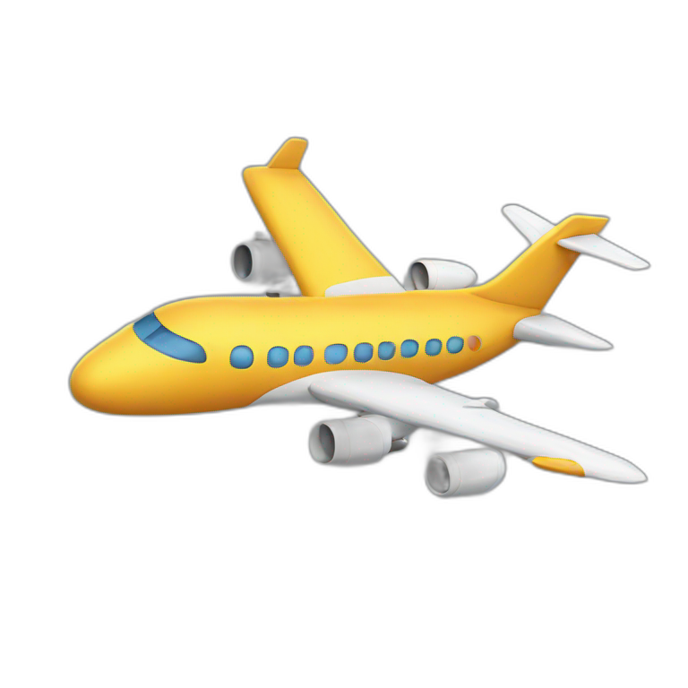 airplane animated emoji